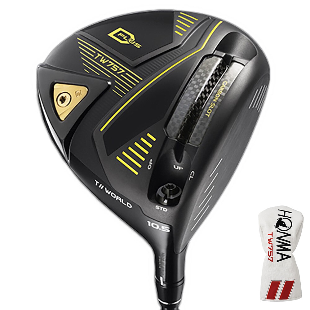 本間ゴルフ（HONMA）（メンズ）ツアーワールド TW757 Type-D PLUS ドライバー(1W ロフト9度)VIZARD SHAFT for TW757 45