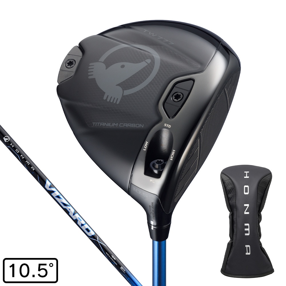 本間ゴルフ（HONMA）（メンズ）【先行予約商品】TW777 ドライバー(1W ロフト10.5度)VIZARD BLUE 50