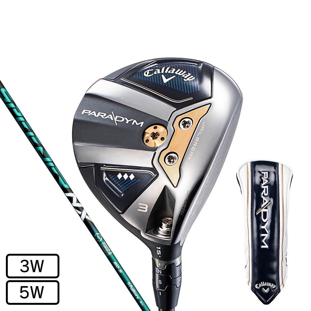 美品：キャロウェイParadym 3W Speeder NX Green 60S