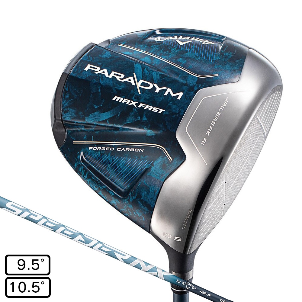 キャロウェイ（CALLAWAY）（メンズ）パラダイム MAX FAST ドライバー (1W ロフト10.5度) SPEEDER NX 40 for Callaway