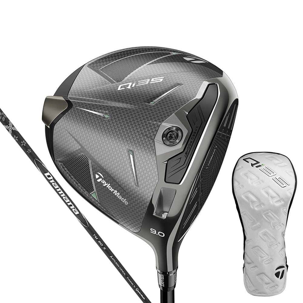 テーラーメイド（TAYLORMADE）（メンズ）Qi35 ドライバー(1W ロフト9度)Diamana BLACK TM60