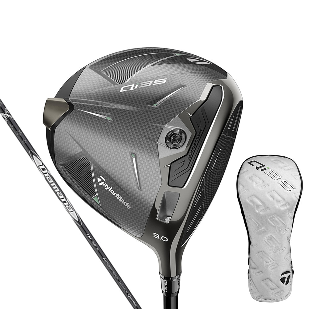 テーラーメイド（TAYLORMADE）（メンズ）Qi35 ドライバー(1W ロフト9度)Diamana SILVER TM55