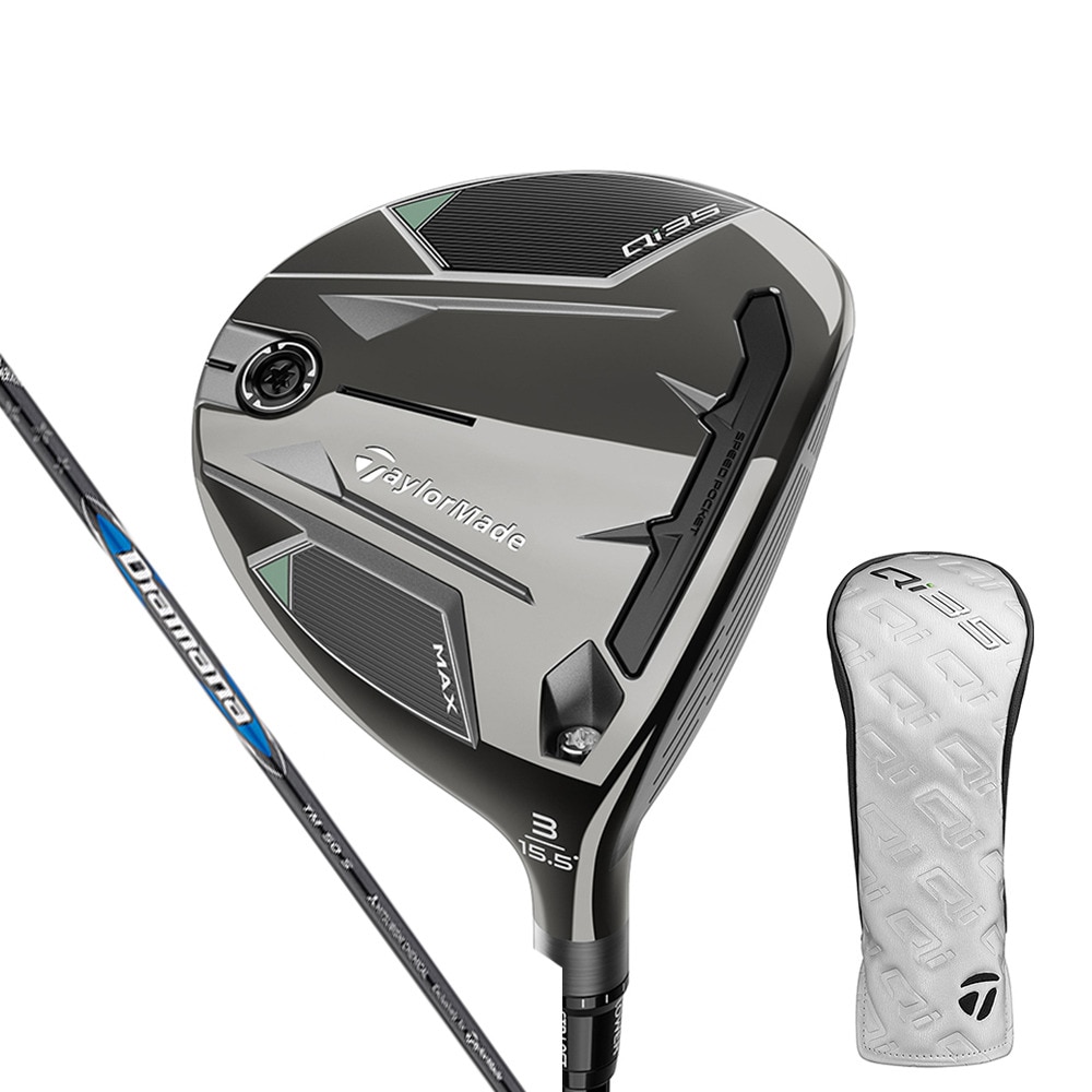 テーラーメイド（TAYLORMADE）（メンズ）Qi35 MAX フェアウェイウッド(3W ロフト15.5度)Diamana BLUE TM50