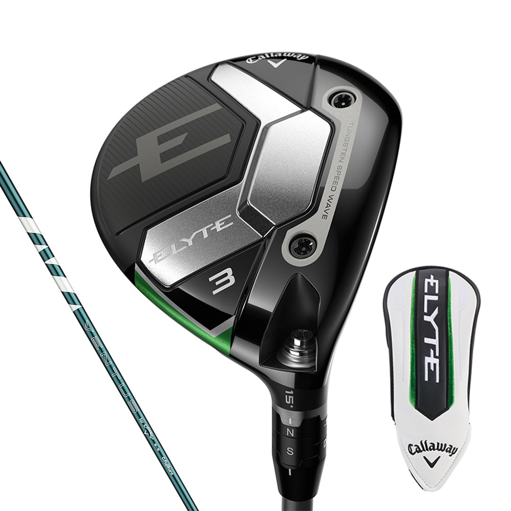 キャロウェイ（CALLAWAY）（メンズ）エリート ELYTE フェアウェイウッド(3WHL ロフト16.5度)VENTUS GREEN 50 for Callaway