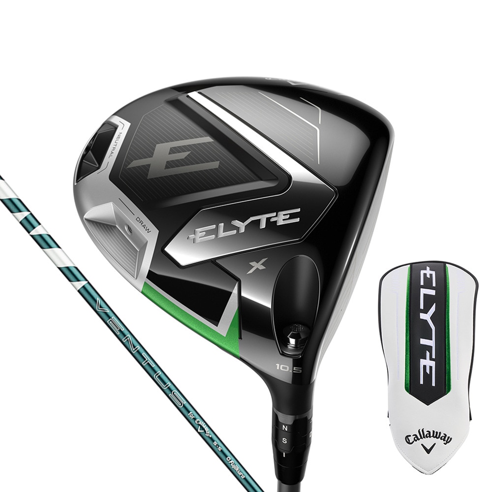 キャロウェイ（CALLAWAY）（メンズ）エリート ELYTE X ドライバー(1W ロフト10.5度)VENTUS GREEN 50 for Callaway