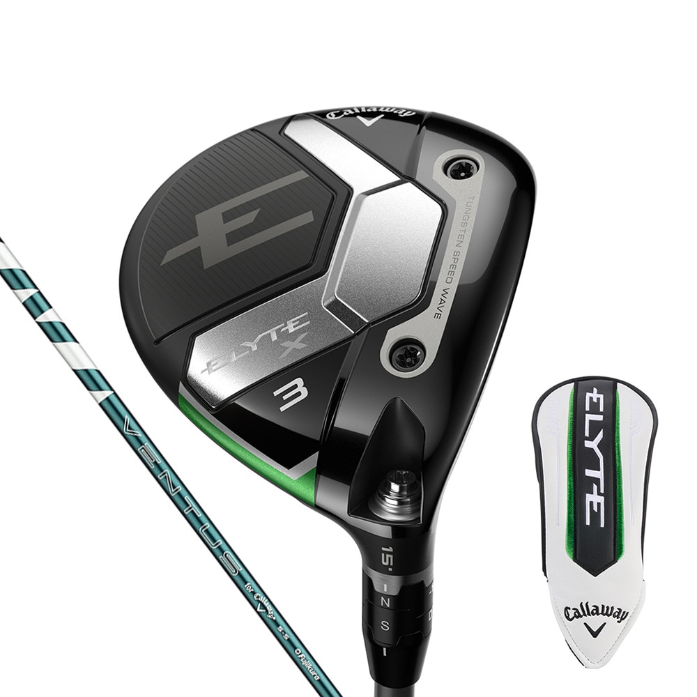 キャロウェイ（CALLAWAY）（メンズ）エリート ELYTE X フェアウェイウッド(5W ロフト18度)VENTUS GREEN 50 for Callaway