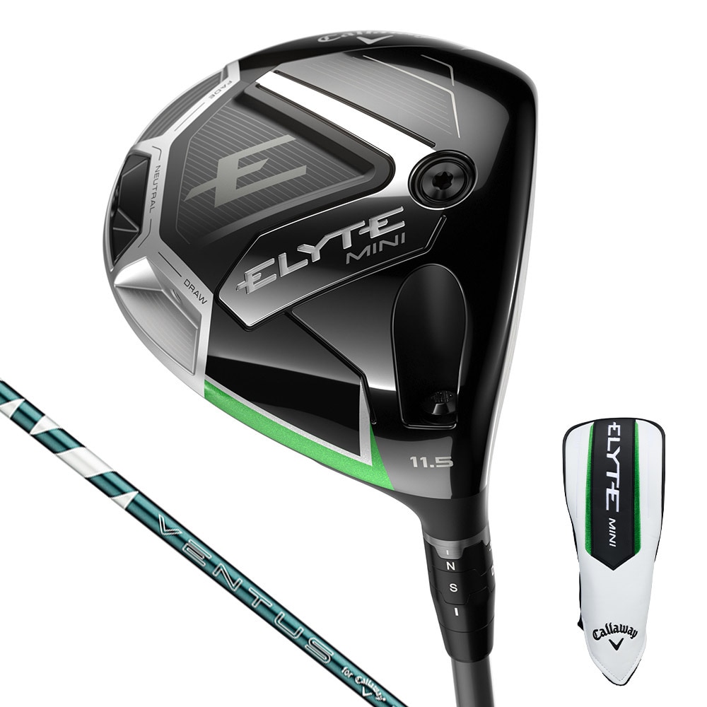 キャロウェイ（CALLAWAY）（メンズ）ELYTE MINI エリート ミニ ドライバー(1W ロフト11.5度)VENTUS GREEN 50 for Callaway