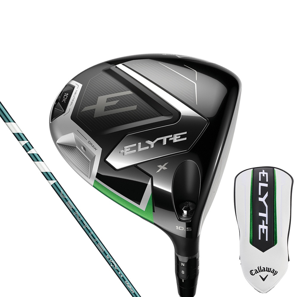 キャロウェイ（CALLAWAY）（メンズ）ELYTE X 10K ドライバー(1W ロフト9度)VENTUS GREEN 50 for Callaway