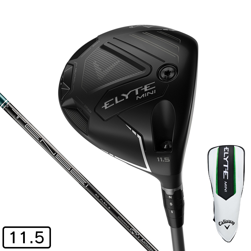 キャロウェイ（CALLAWAY）（メンズ）ELYTE MINIドライバー Night Edition(1W ロフト11.5度)TENSEI GREEN 60 for Callaway