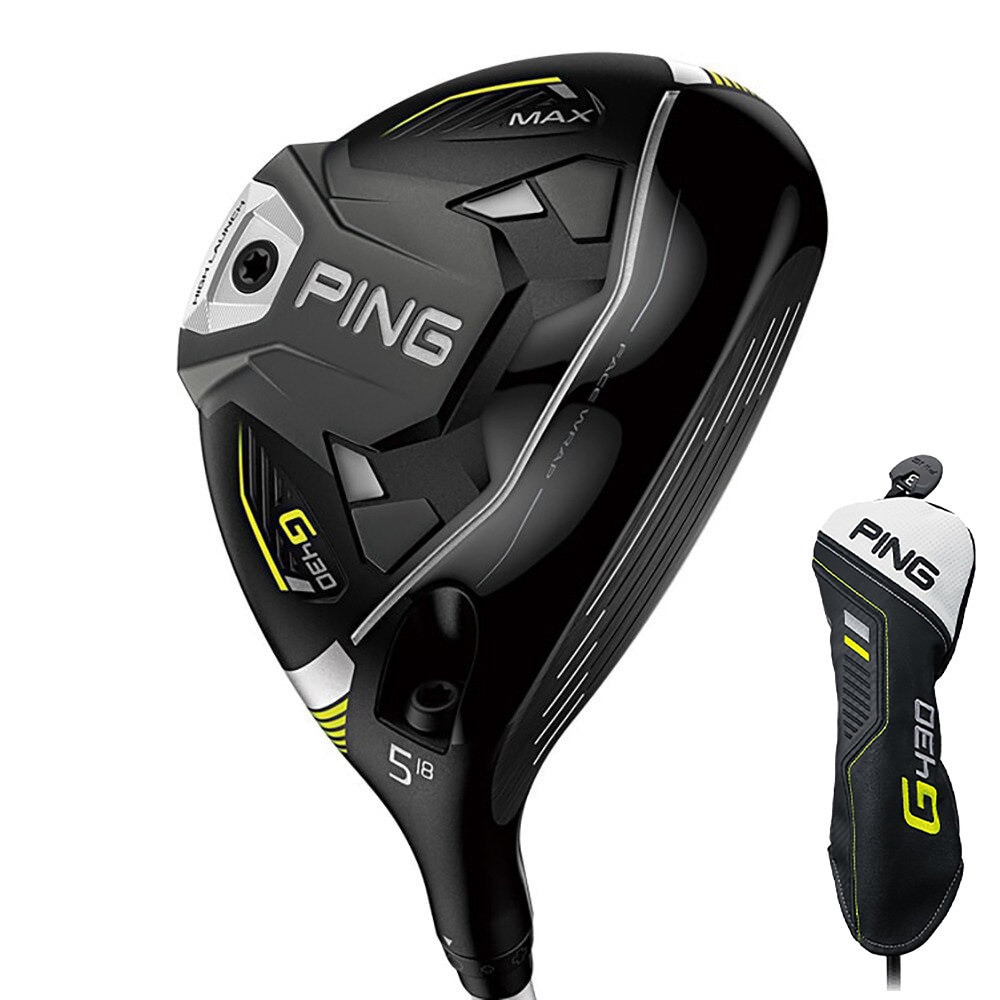 ピン(PING)(メンズ)左用 G430 HL MAXフェアウェイウッド(5W ロフト18度) SPEEDER NX 45 ピンG430 MAX 5W 18度 ヘッド 専用ヘッドカバー