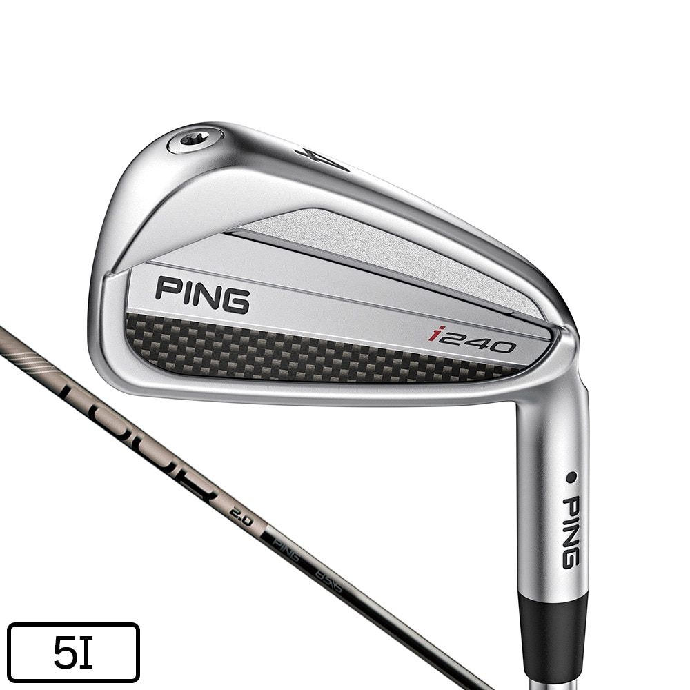 ピン（PING）（メンズ）i240 アイアン (5I ロフト25度) PING TOUR 2.0 CHROME I