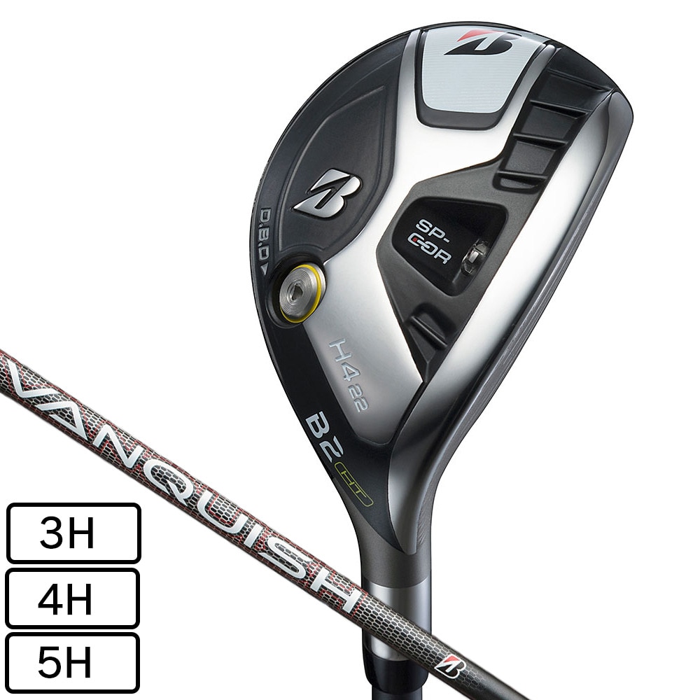ブリヂストンゴルフ（BRIDGESTONE GOLF）（メンズ）B2HT ハイブリッド(4H、ロフト22度)VANQUISH BS50h