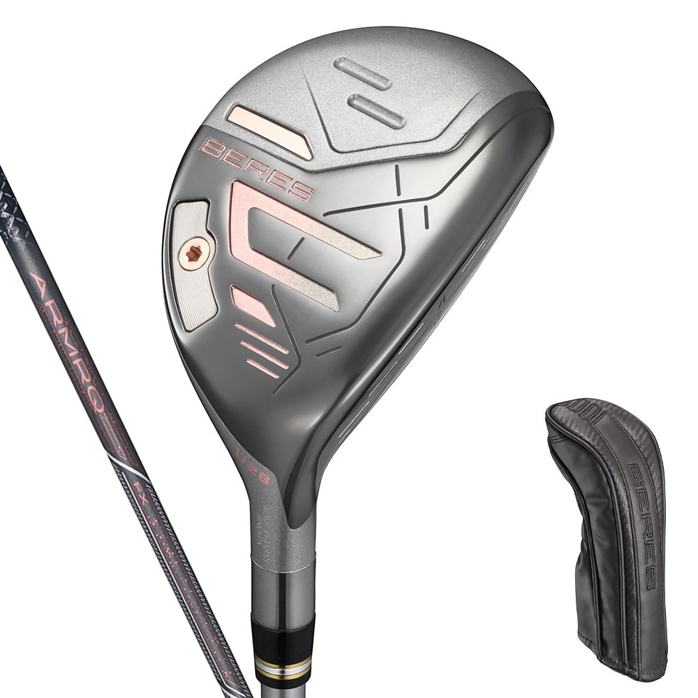 本間ゴルフ（HONMA）（レディース）BERES 09 ユーティリティ ブラック(28U ロフト28度)BERES ARMRQ FX BLACK
