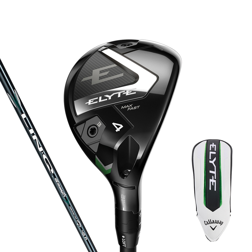 キャロウェイ（CALLAWAY）（メンズ）エリート ELYTE MAX FAST ユーティリティ(5H ロフト24度)LIN-Q GREEN 40 for Callaway