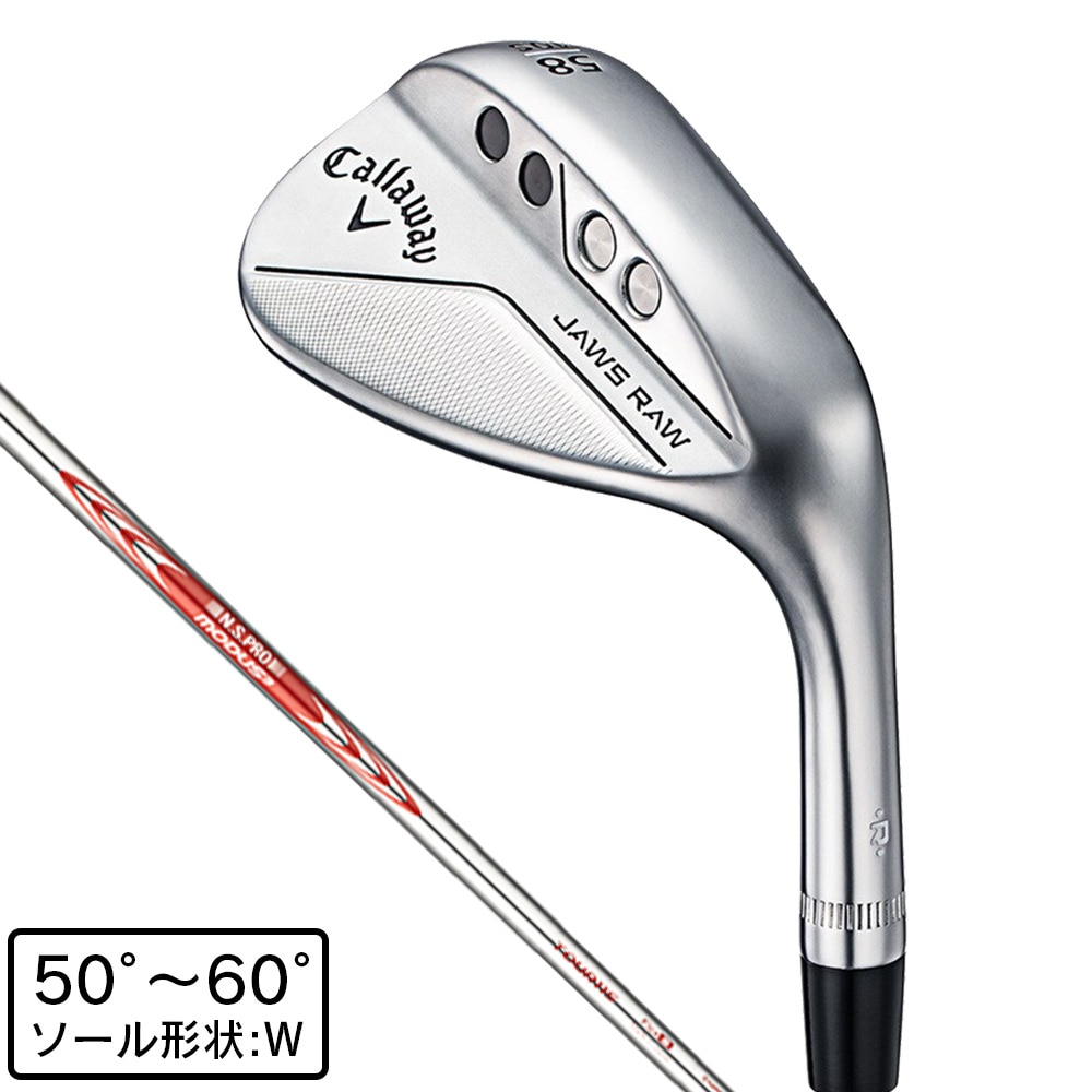 キャロウェイ（CALLAWAY）（メンズ）JAWS RAW ジョーズロウ ウェッジ クロム Wグラインド(ロフト60度)N.S.PRO MODUS3 TOUR 115