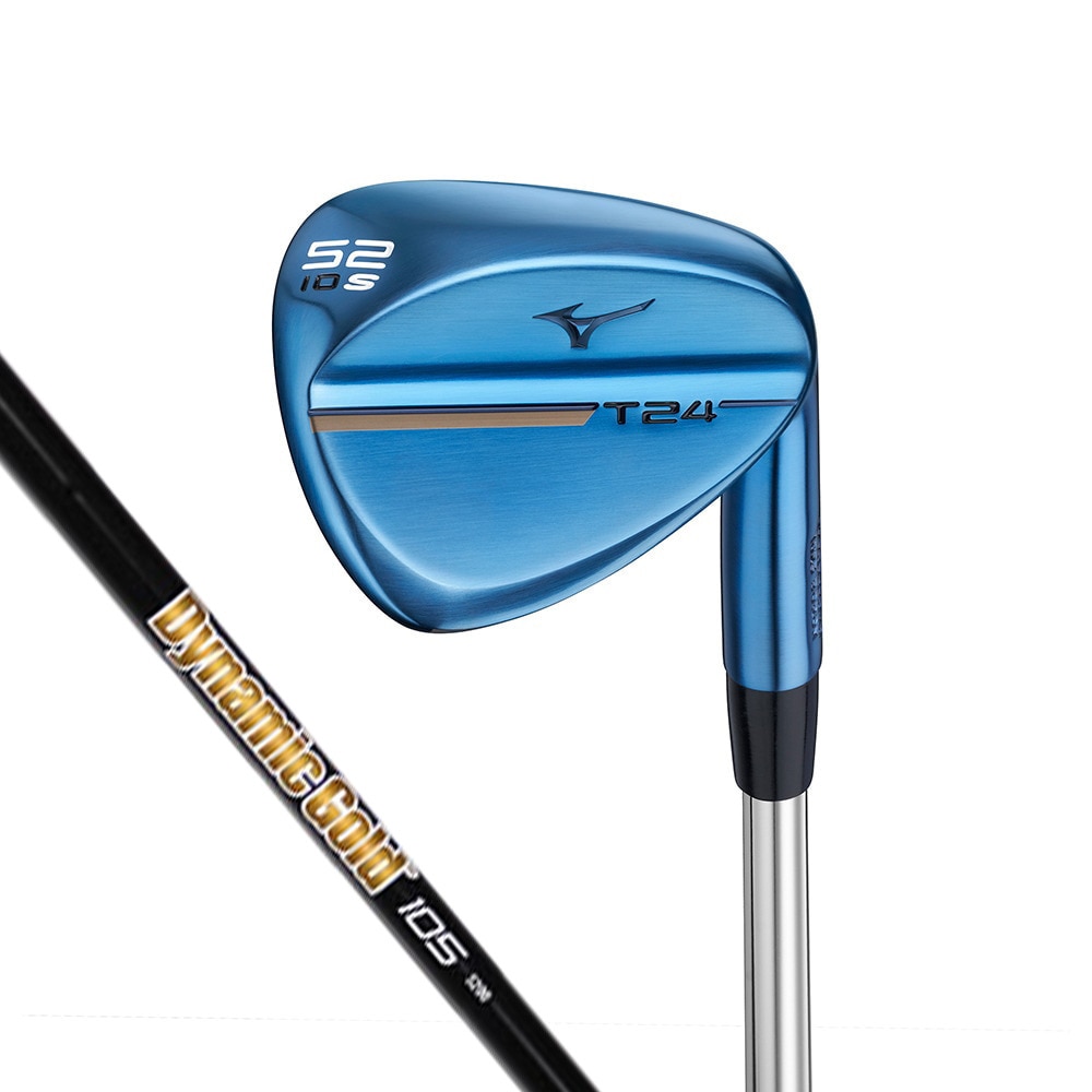 ミズノ（MIZUNO）（メンズ）T24 BLUE LIMITED EDITION ウェッジセット 2本(ロフト52度/58度)Dynamic Gold 105 ONYX BLACK