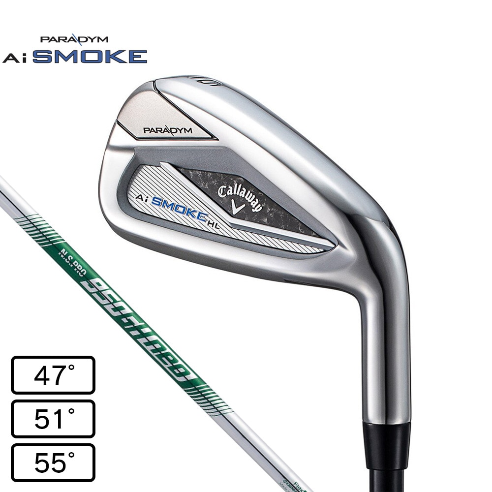 キャロウェイ（CALLAWAY）（メンズ）パラダイム Ai スモーク HL アイアン(AW、ロフト47度)N.S.PRO 950GH neo