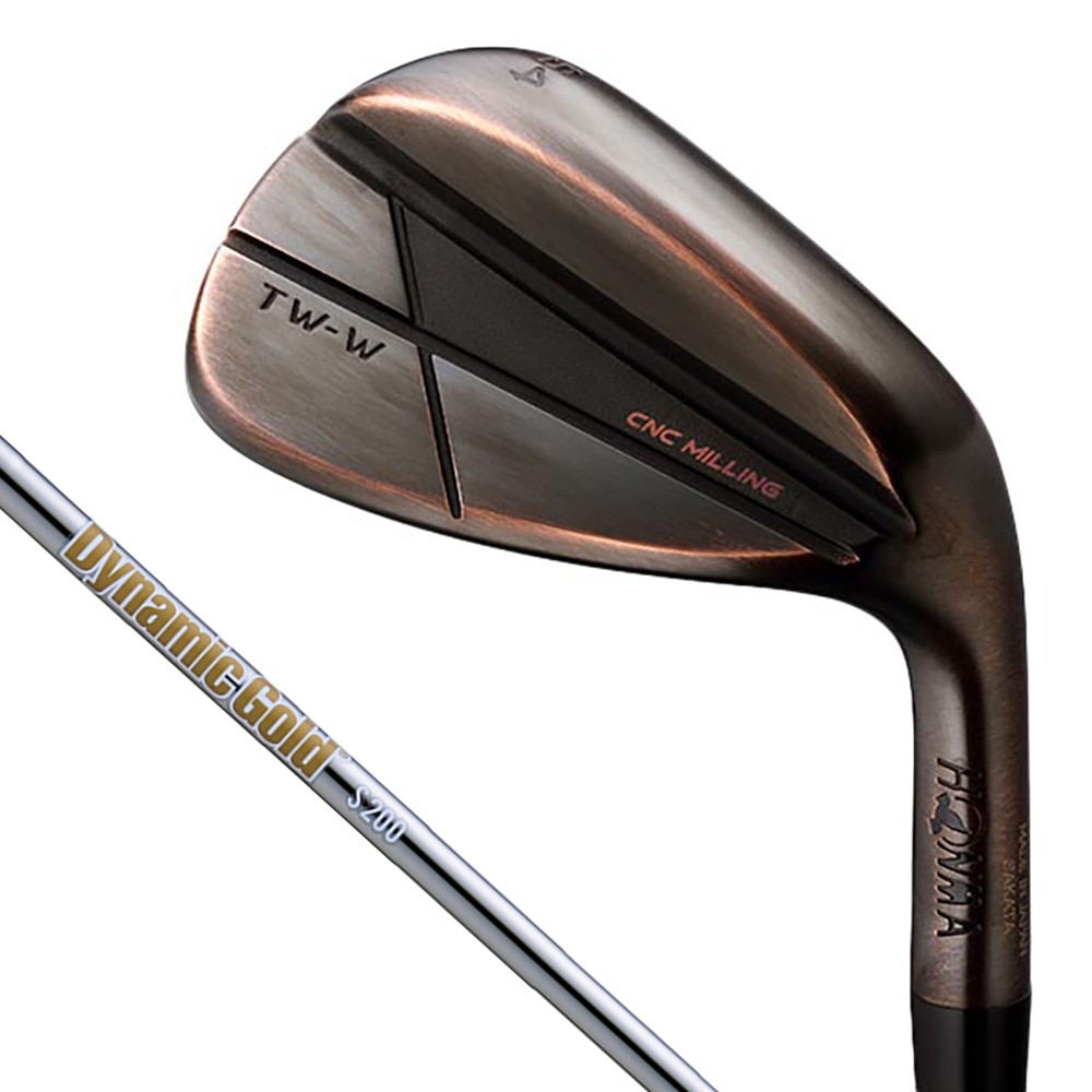 本間ゴルフ（HONMA）（メンズ）TW-W カッパーメッキ ウェッジ(5410I、ロフト54度)Dynamic Gold HT