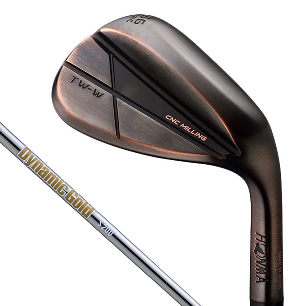 本間ゴルフ（HONMA）（メンズ）TW-W カッパーメッキ ウェッジ(5612C、ロフト56度)Dynamic Gold HT