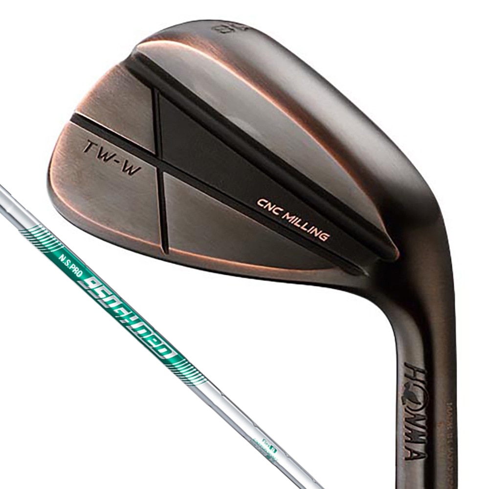 本間ゴルフ（HONMA）（メンズ）TW-W カッパーメッキ ウェッジ(4808I、ロフト48度)N.S.PRO 950GH neo