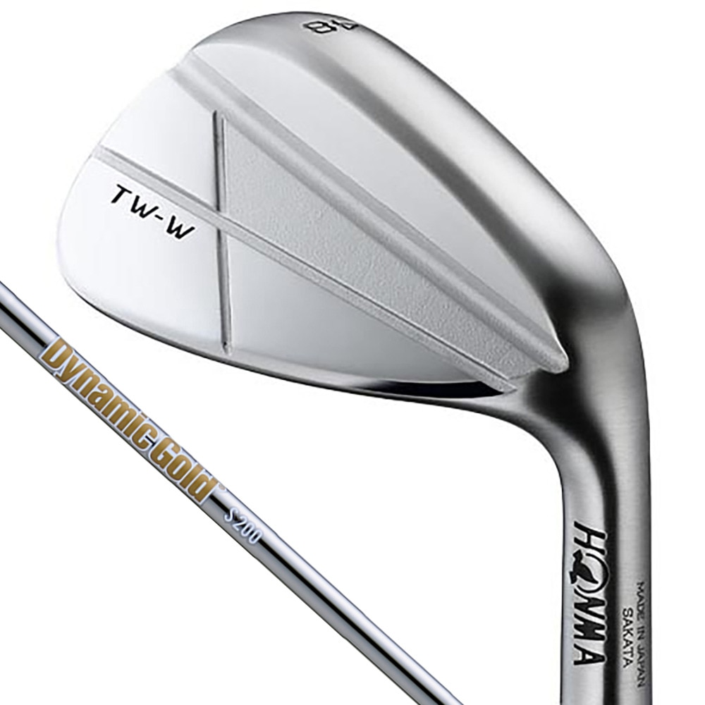 本間ゴルフ（HONMA）（メンズ）TW-W クロムメッキ ウェッジ(4808I、ロフト48度)Dynamic Gold HT