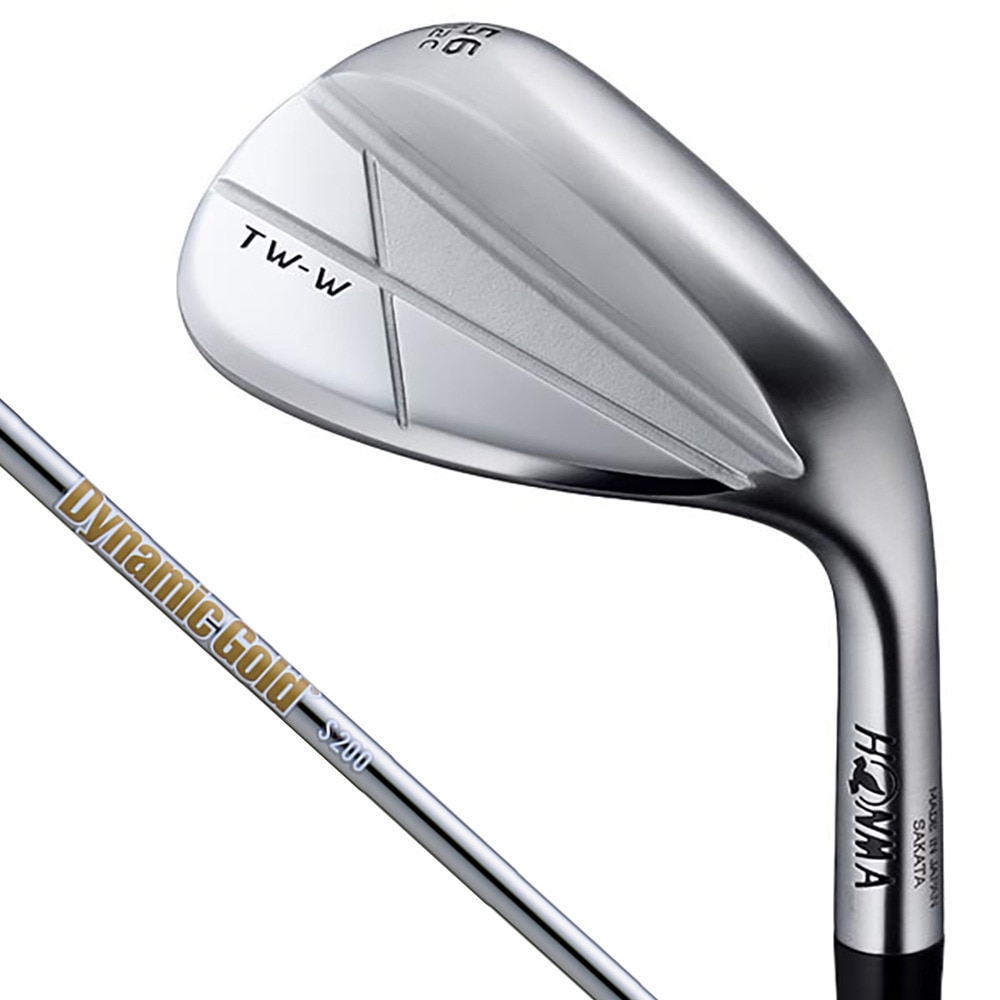 本間ゴルフ（HONMA）（メンズ）TW-W クロムメッキ ウェッジ(5612C、ロフト56度)Dynamic Gold HT