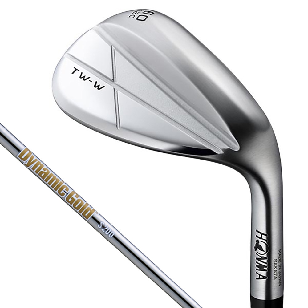 本間ゴルフ（HONMA）（メンズ）TW-W クロムメッキ ウェッジ(6012C、ロフト60度)Dynamic Gold HT
