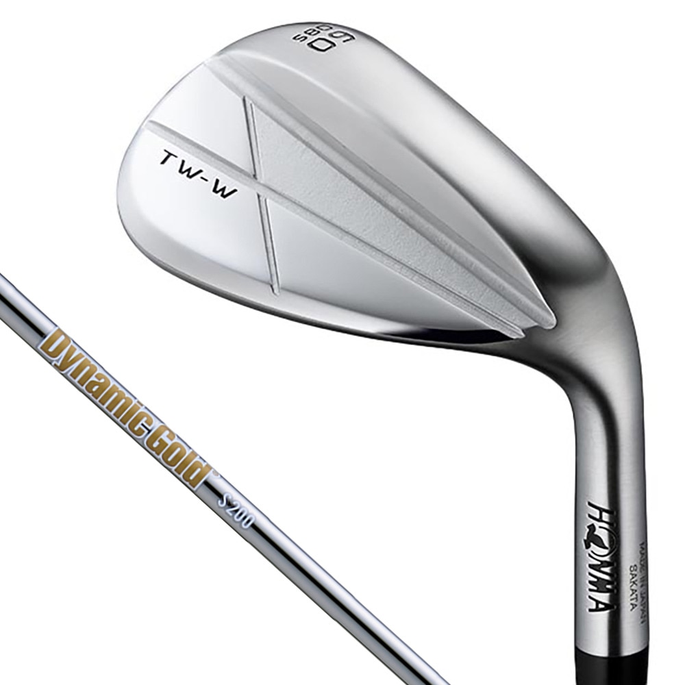 本間ゴルフ（HONMA）（メンズ）TW-W クロムメッキ ウェッジ(6008S、ロフト60度)Dynamic Gold HT