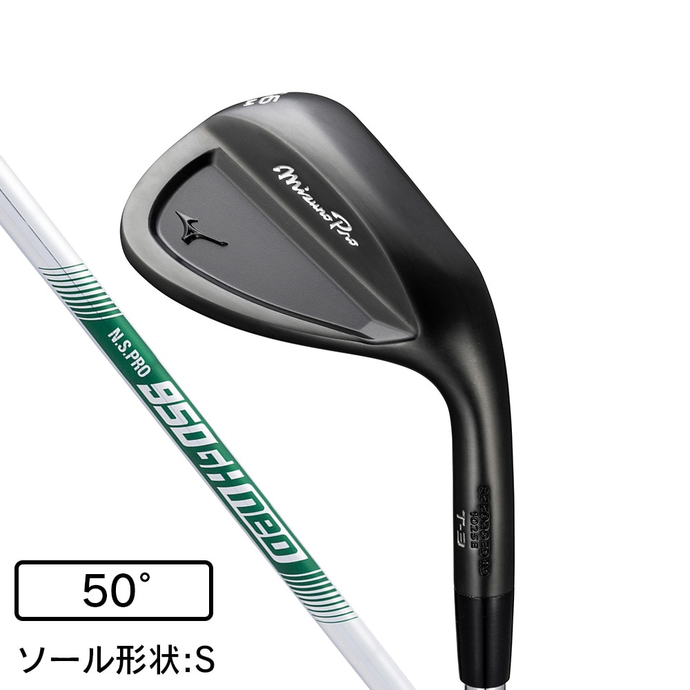ミズノ（MIZUNO）（メンズ）ミズノプロ T3 ブラック アイアン(5008S ロフト50度)N.S PRO 950GH neo