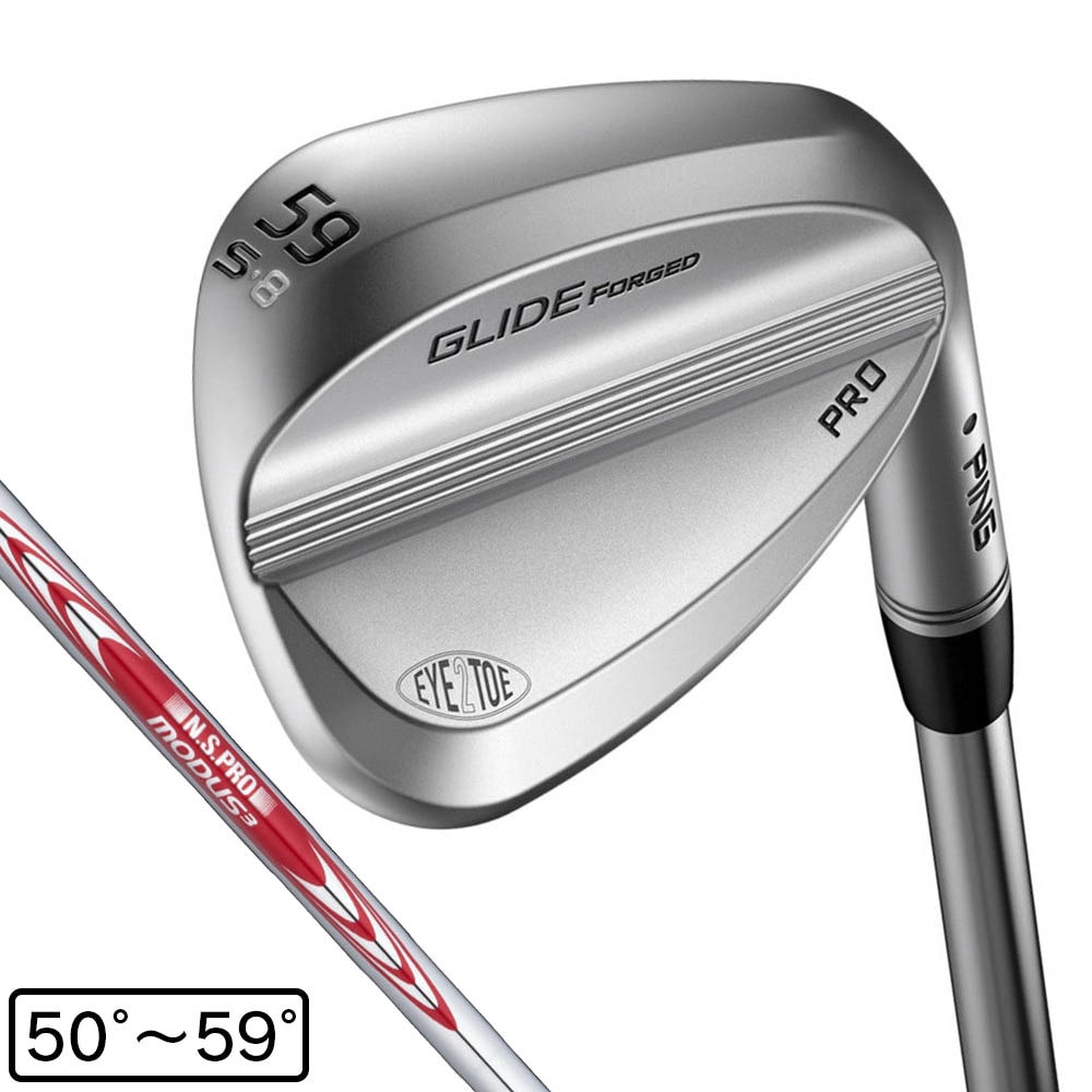ピン（PING）（メンズ）グライド フォージド プロ ウェッジ Sグラインド(ロフト56度)N.S.PRO MODUS3 TOUR 115