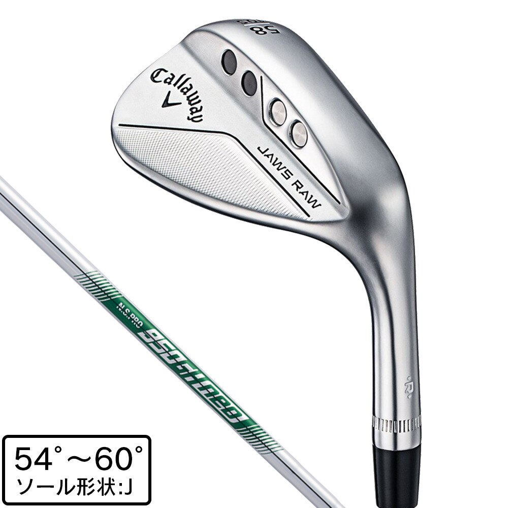 キャロウェイ（CALLAWAY）（メンズ）JAWS RAW ジョーズロウウェッジ クロム(58J、ロフト58度)N.S.PRO 950GH neo