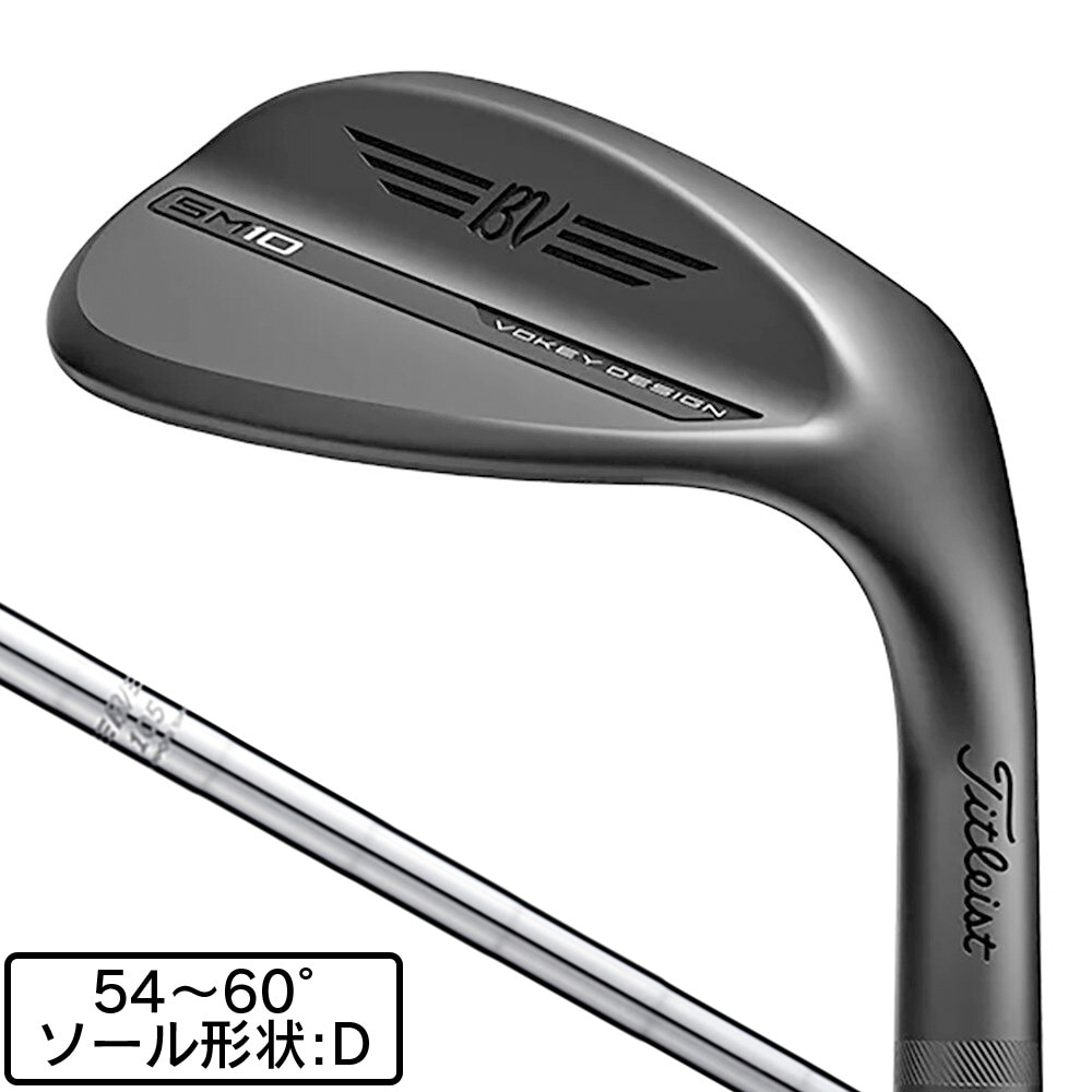タイトリスト（TITLEIST）（メンズ）VOKEY SM10 JET BLACK ウェッジ(5812D、ロフト58度)BV105
