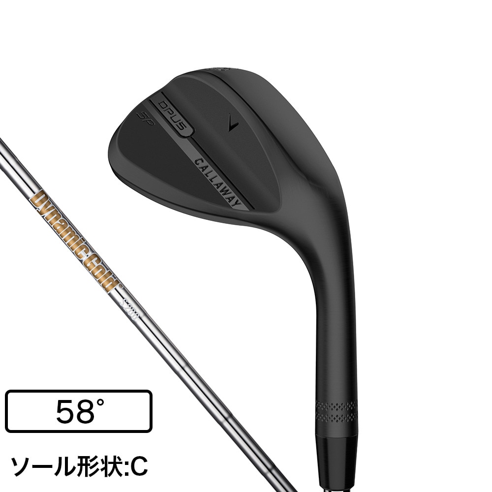 キャロウェイ（CALLAWAY）（メンズ）オーパス OPUS SP ブラック ウェッジ(5808C ロフト58度)Dynamic Gold