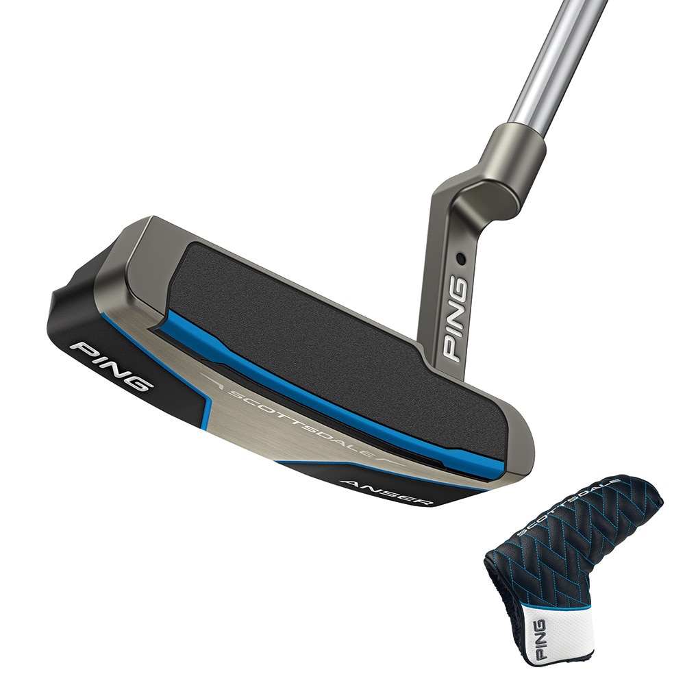 ピン（PING）（メンズ）SCOTTSDALE スコッツデール ANSER パター(ロフト3度)Stepless Steel