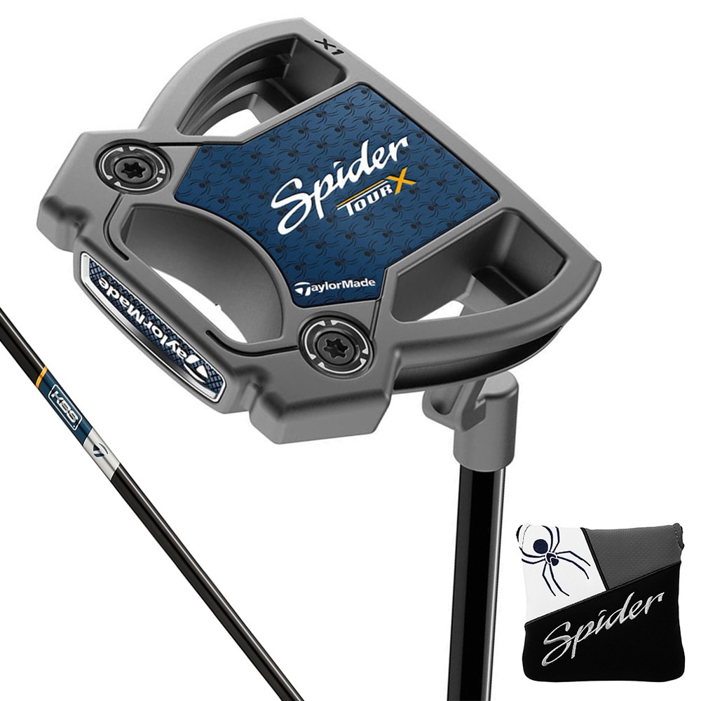 テーラーメイド（TAYLORMADE）（メンズ）Spider TOUR X クランクネック パター(ロフト3度)KBS BLACK STEPLESS STEEL SHAFT