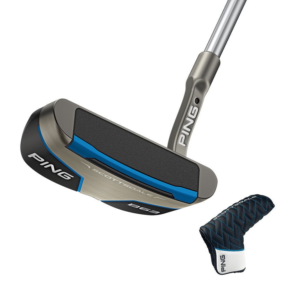 ピン（PING）（メンズ）SCOTTSDALE スコッツデール B63 パター(ロフト3度)Stepless Steel
