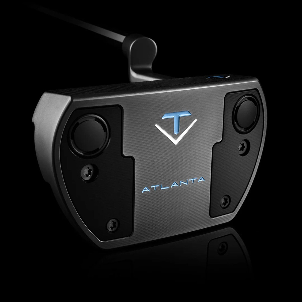 トゥーロンデザイン（TOULON）（メンズ）Atlanta アトランタ H1 パター(ロフト3度)Stepless Steel - Black