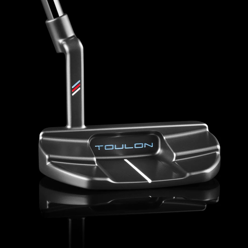 トゥーロンデザイン（TOULON）（メンズ）Atlanta アトランタ H1 パター(ロフト3度)Stepless Steel - Black