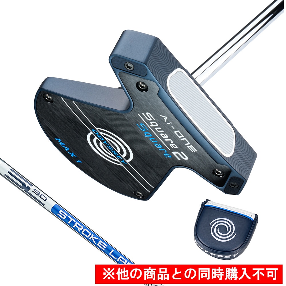 オデッセイ（ODYSSEY）（メンズ）【先行予約商品】Ai-ONE エーアイワン スクエア 2 スクエア MAX 1パター(ロフト6.3度)STROKE LAB 90 STEEL
