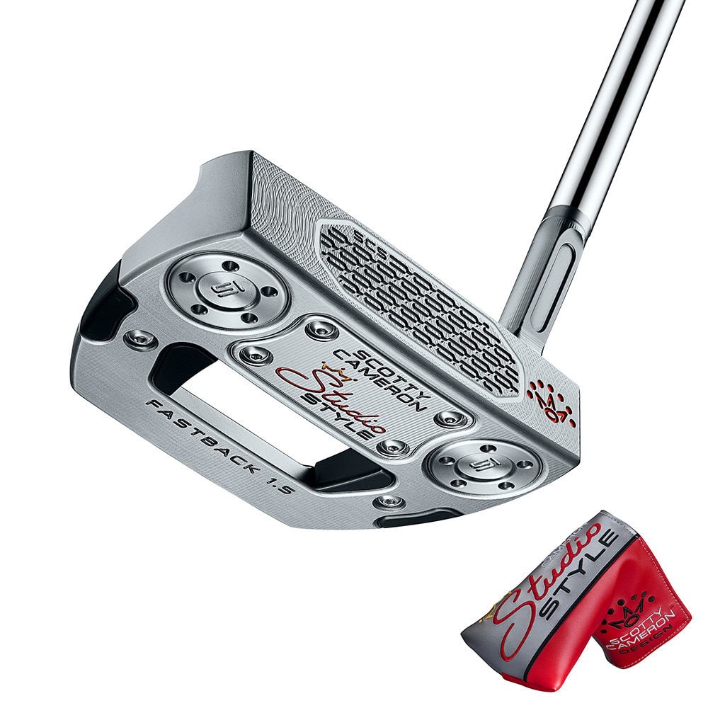 スコッティキャメロン（Scotty Cameron）（メンズ）スタジオスタイル Studio Style Fastback 1.5 パター(ロフト3.5度)オリジナルシャフト