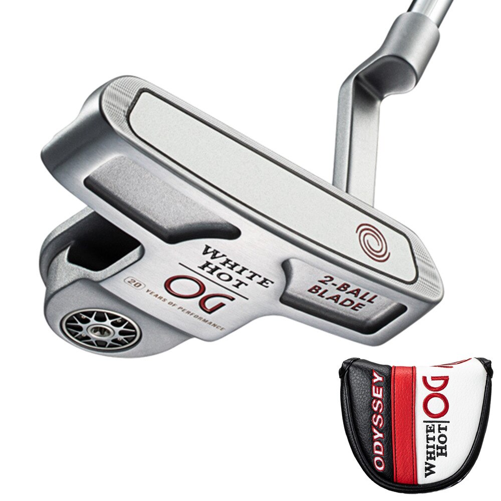 オデッセイ｜ホワイト ホットOG 2-BALL BLADE パター(ロフト3度)Odyssey Steel - ゴルフ用品はヴィクトリアゴルフ
