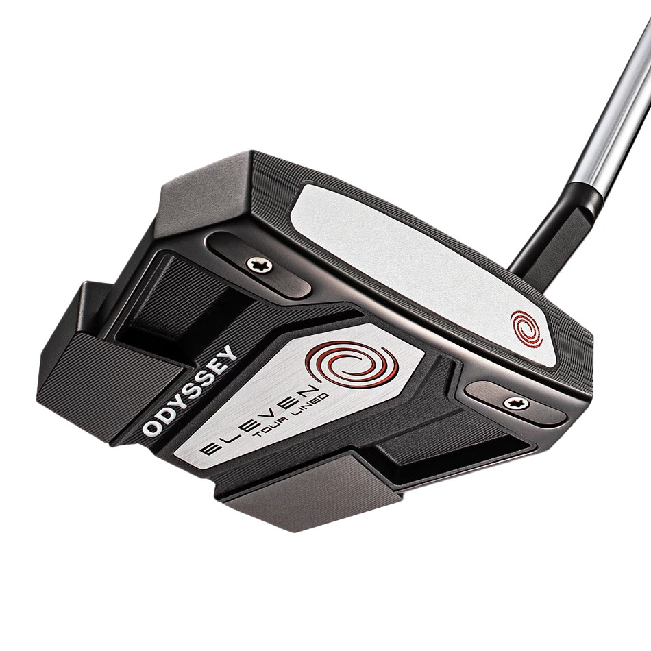 オデッセイ（ODYSSEY）（メンズ）イレブン S ツアーラインELEVEN S TOUR LINED パター(ロフト角3)STROKE LAB レッド