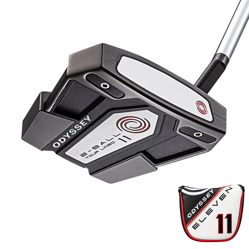 オデッセイ（ODYSSEY）（メンズ）2-BALL ELEVEN S TOUR LINEDパター (ロフト3度)STROKE LAB レッド