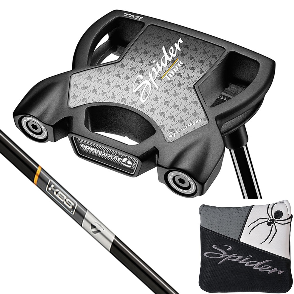 テーラーメイド（TAYLORMADE）（メンズ）スパイダー ツアー トラス TM1 パター(ロフト3度)KBS BLACK STEPLESS STEEL SHAFT