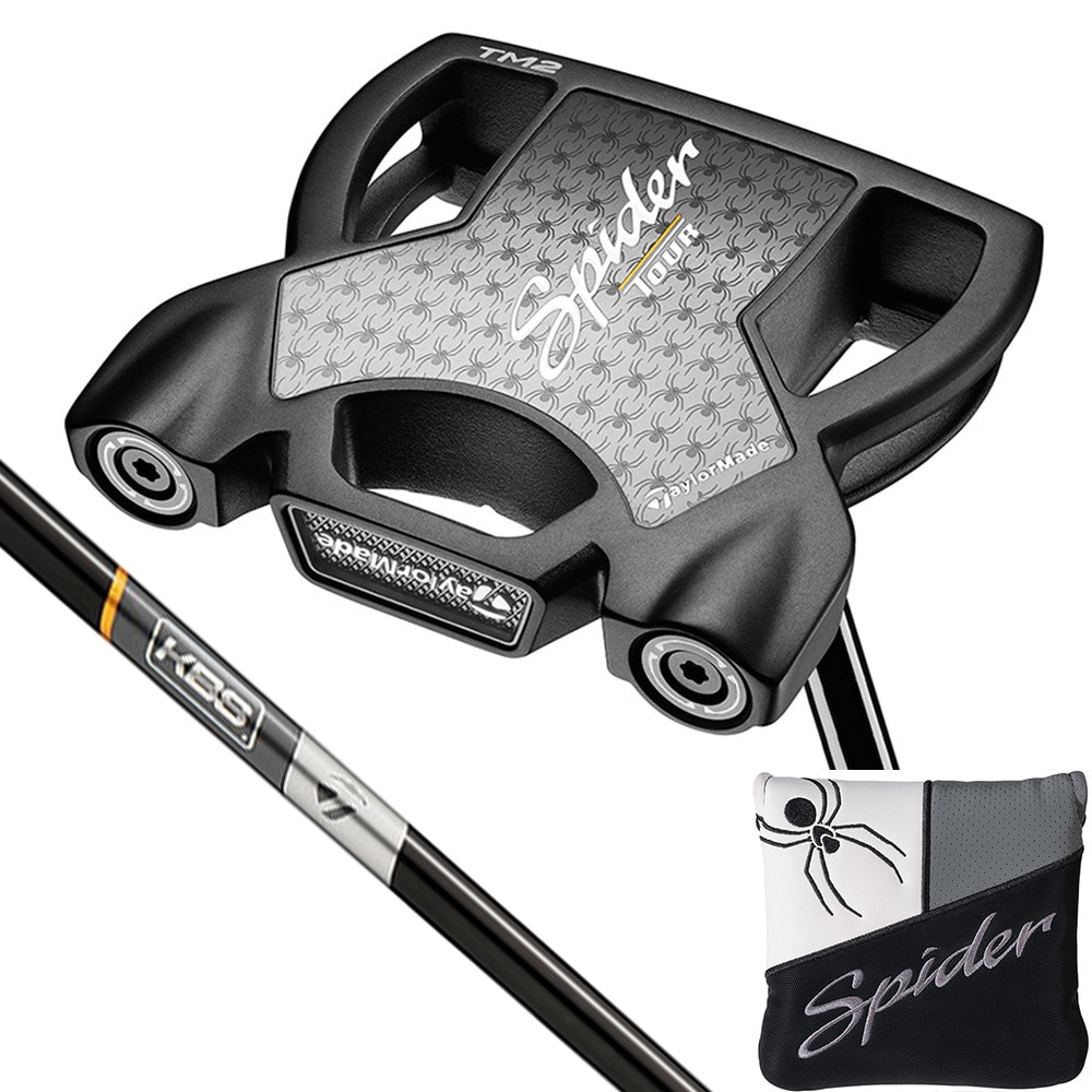 テーラーメイド（TAYLORMADE）（メンズ）スパイダー ツアー トラス TM2 パター(ロフト3度)KBS BLACK STEPLESS STEEL SHAFT