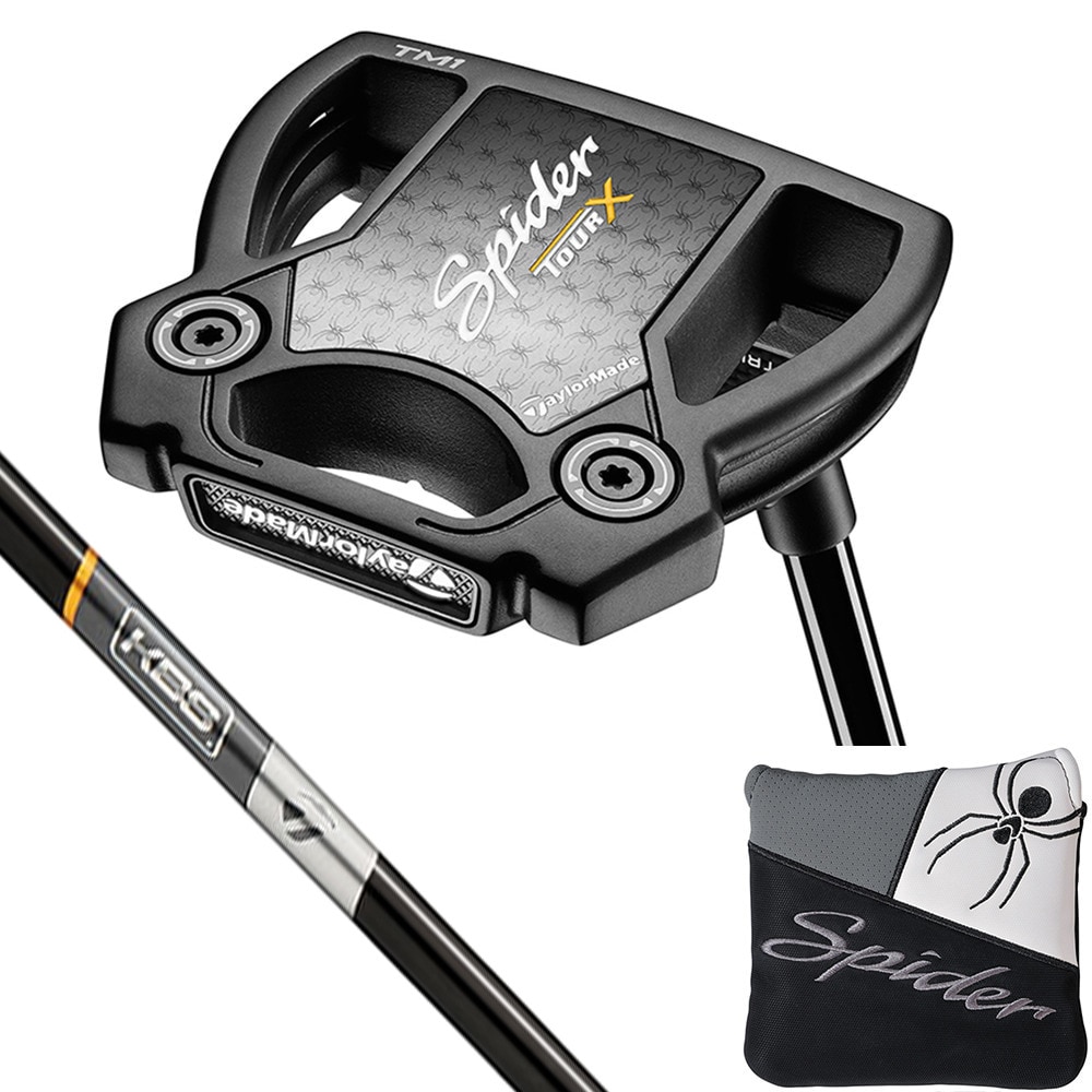 テーラーメイド（TAYLORMADE）（メンズ）スパイダー ツアーX トラス TM1 パター(ロフト3度)KBS BLACK STEPLESS STEEL SHAFT