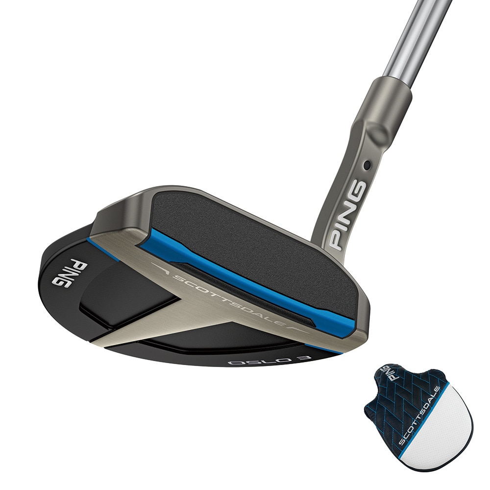 ピン（PING）（メンズ）SCOTTSDALE スコッツデール OSLO 3 パター(ロフト3度)Stepless Steel
