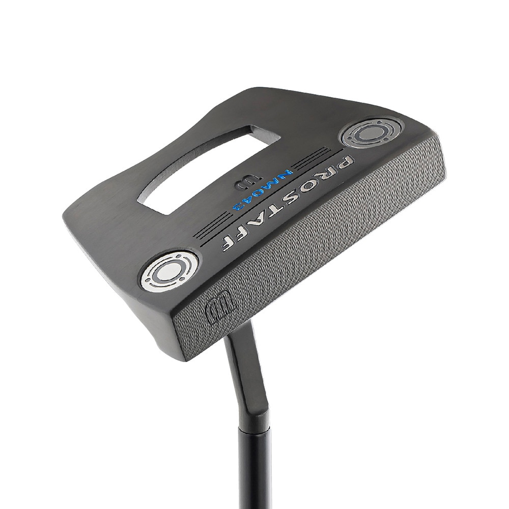 ウイルソンゴルフ（Wilson Golf）（メンズ）PROSTAFF NM043 パター(ロフト3度)艶消しブラックE-coatingオリジナルスチール