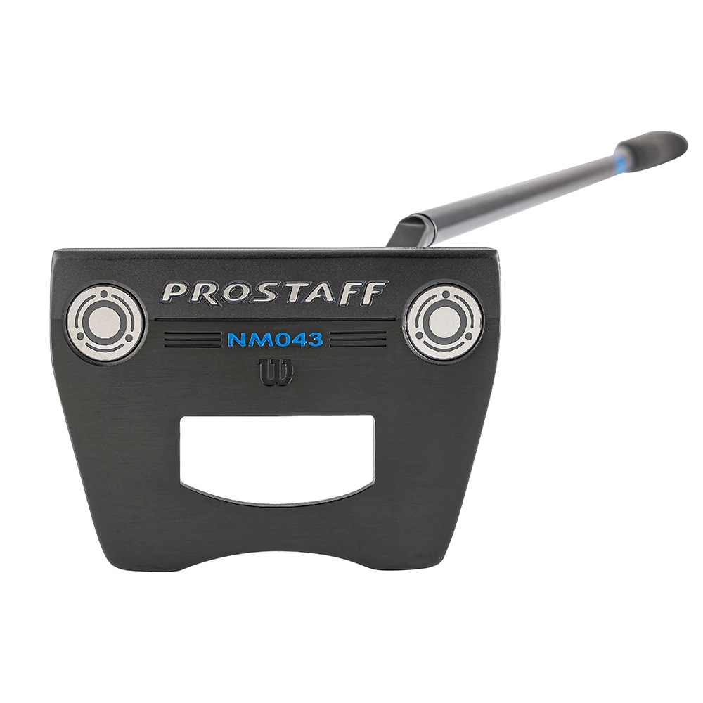 ウイルソンゴルフ（Wilson Golf）（メンズ）PROSTAFF NM043 パター(ロフト3度)艶消しブラックE-coatingオリジナルスチール