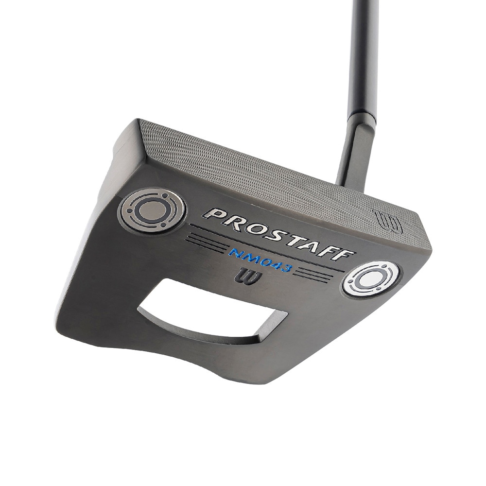 ウイルソンゴルフ（Wilson Golf）（メンズ）PROSTAFF NM043 パター(ロフト3度)艶消しブラックE-coatingオリジナルスチール
